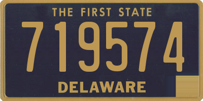 DE license plate 719574