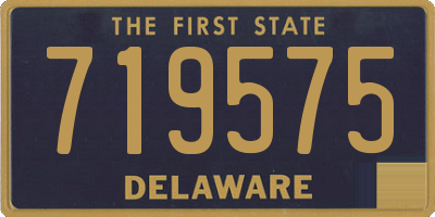 DE license plate 719575