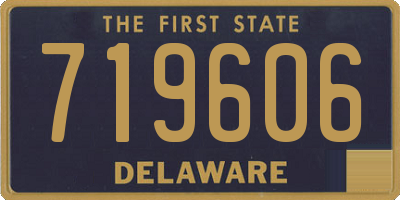 DE license plate 719606