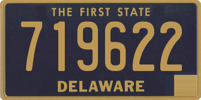 DE license plate 719622