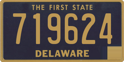 DE license plate 719624