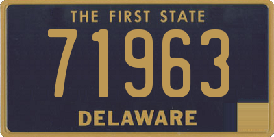 DE license plate 71963