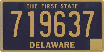 DE license plate 719637