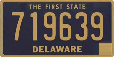 DE license plate 719639