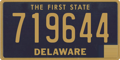 DE license plate 719644