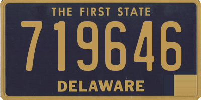 DE license plate 719646