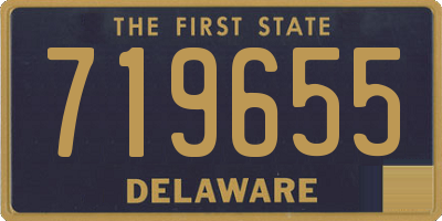 DE license plate 719655