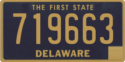 DE license plate 719663