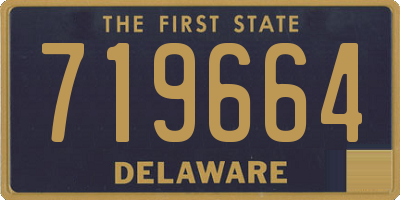 DE license plate 719664