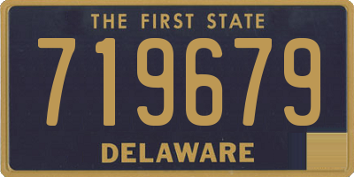 DE license plate 719679