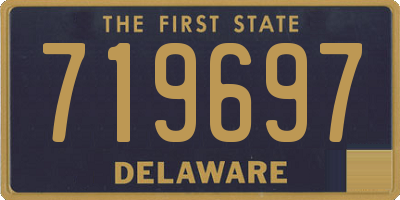 DE license plate 719697