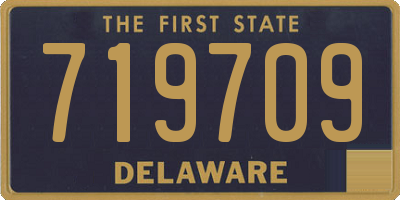DE license plate 719709