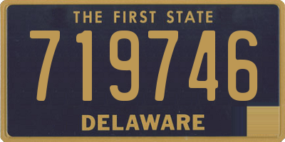 DE license plate 719746