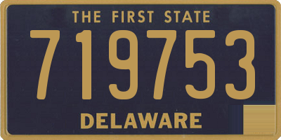 DE license plate 719753