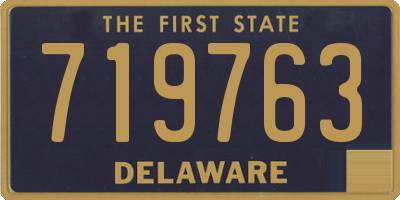 DE license plate 719763