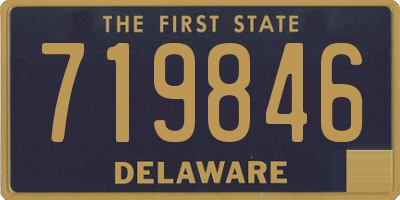 DE license plate 719846
