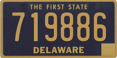 DE license plate 719886