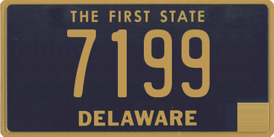 DE license plate 7199