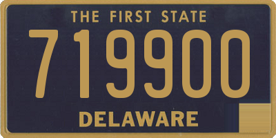 DE license plate 719900