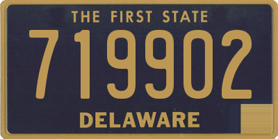 DE license plate 719902