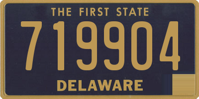 DE license plate 719904