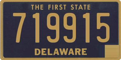 DE license plate 719915