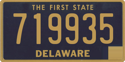 DE license plate 719935