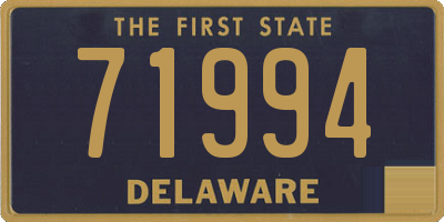 DE license plate 71994