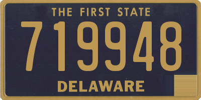 DE license plate 719948