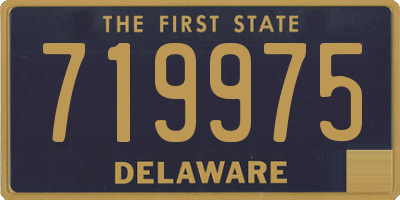 DE license plate 719975