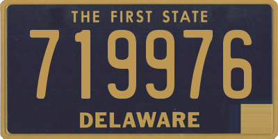 DE license plate 719976