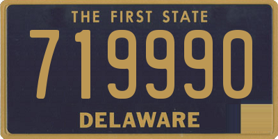 DE license plate 719990