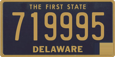 DE license plate 719995