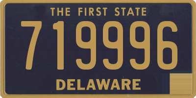 DE license plate 719996