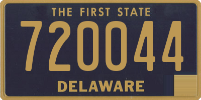 DE license plate 720044