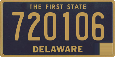 DE license plate 720106