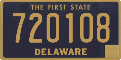 DE license plate 720108