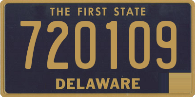 DE license plate 720109