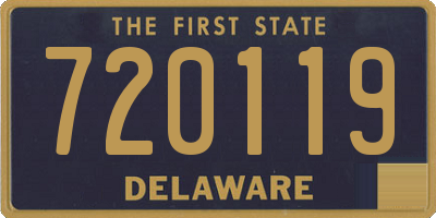 DE license plate 720119