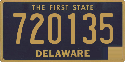 DE license plate 720135