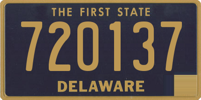DE license plate 720137