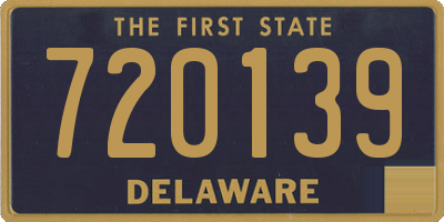 DE license plate 720139