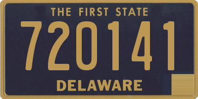 DE license plate 720141