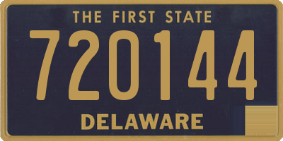 DE license plate 720144