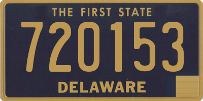 DE license plate 720153