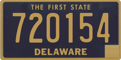 DE license plate 720154