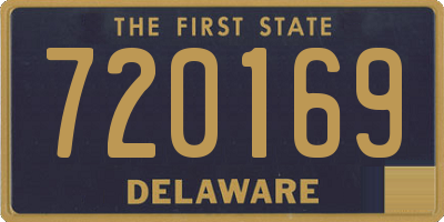 DE license plate 720169