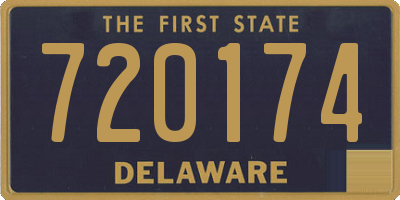 DE license plate 720174