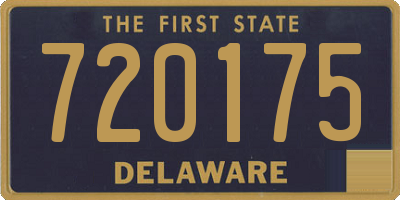 DE license plate 720175