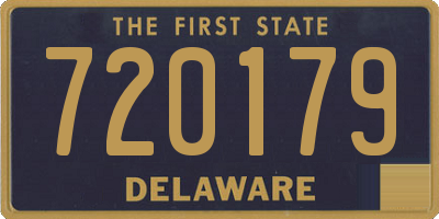DE license plate 720179